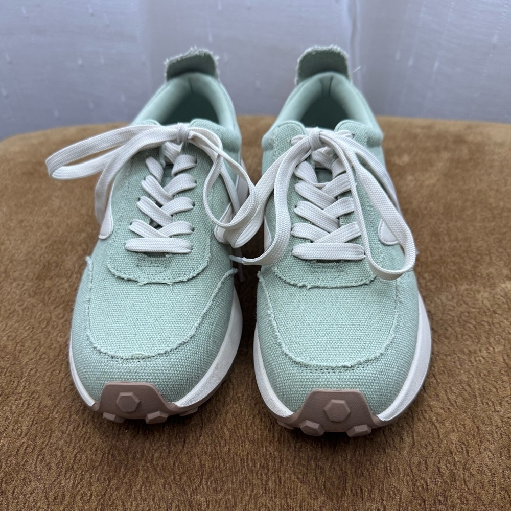 DV by Dolce Vita Light Green Women's Canvas Sneakers